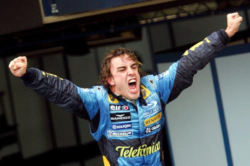 雷诺车队险胜红牛二队，阿隆索刷新纪录